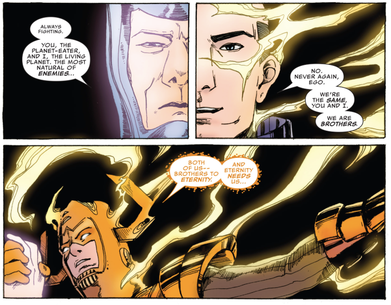 Illustration for article titled Ultimates 2 Is Turning Galactus and Ego the Living Planet Into Cosmic Superheroes
